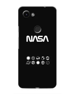 Чехол для Google Pixel 3a XL с картинкой «NASA — технический принт»