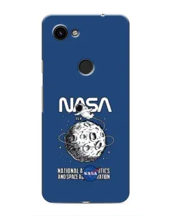 Чехол для Google Pixel 3a XL с картинкой «NASA — лунная миссия»
