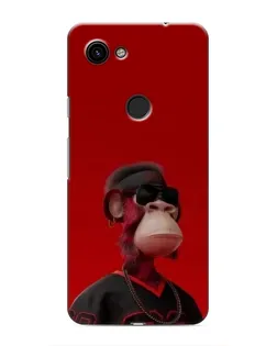 Чохол для Google Pixel 3a XL з картинкою «Bored Ape в червоному»