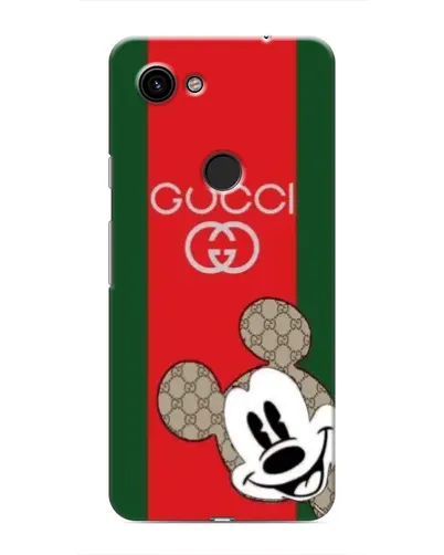 Чехол для Google Pixel 3a XL с картинкой «Gucci — полосы и Микки»