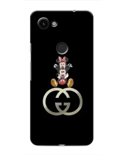 Чехол для Google Pixel 3a XL с картинкой «Минни Маус на лого»