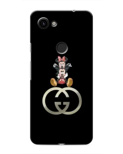 Чехол для Google Pixel 3a XL с картинкой «Минни Маус на лого»