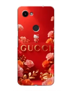 Чехол для Google Pixel 3a XL с картинкой «Gucci — золотой сад»