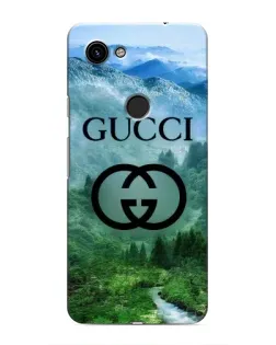 Чехол для Google Pixel 3a XL с картинкой «Gucci — горный пейзаж»