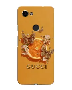 Чохол для Google Pixel 3a XL з картинкою «Gucci — золоті метелики»