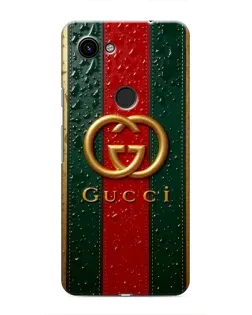 Чохол для Google Pixel 3a XL з картинкою «Gucci — фірмова смуга та золото»