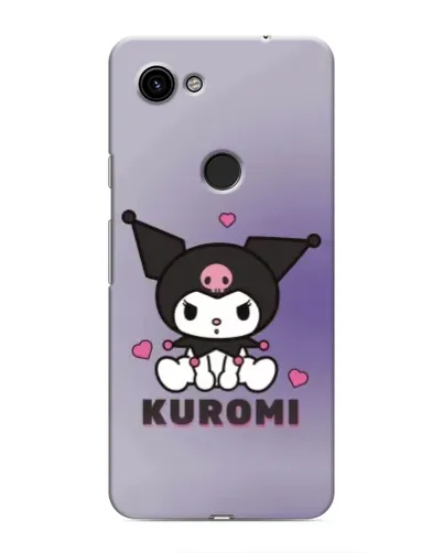 Чохол для Google Pixel 3a XL з картинкою «Kuromi — фіолетовий арт»