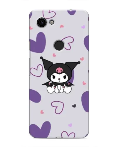 Чохол для Google Pixel 3a XL з картинкою «Kuromi та лавандові серця»