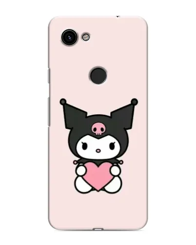 Чохол для Google Pixel 3a XL з картинкою «Kuromi та серце»