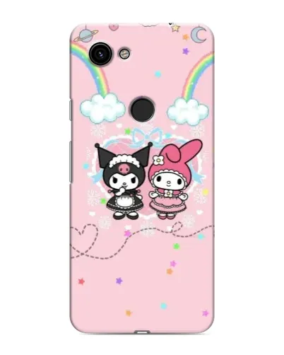 Чохол для Google Pixel 3a XL з картинкою «My Melody та Kuromi»