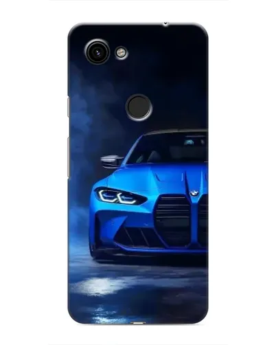 Чохол для Google Pixel 3a XL з картинкою «Блакитна BMW M4»