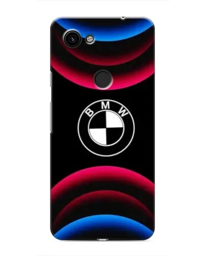 Чохол для Google Pixel 3a XL з картинкою «Логотип BMW та неонові дуги»