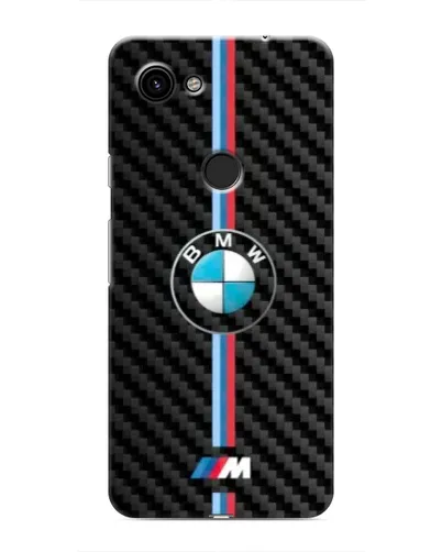 Чохол для Google Pixel 3a XL з картинкою «Емблема BMW та карбон»