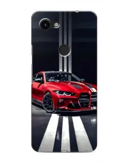 Чохол для Google Pixel 3a XL з картинкою «Червона BMW на дорозі»