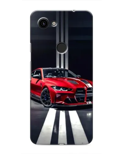 Чохол для Google Pixel 3a XL з картинкою «Червона BMW на дорозі»