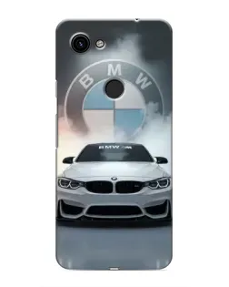 Чохол для Google Pixel 3a XL з картинкою «BMW в білому диму»