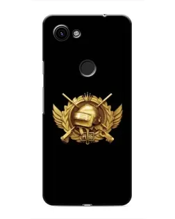 Чехол для Google Pixel 3a XL с картинкой «PUBG — оранжевый градиент»