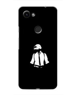 Чехол для Google Pixel 3a XL с картинкой «PUBG — белый шлем»