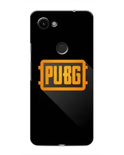 Чехол для Google Pixel 3a XL с картинкой «PUBG — рамка лого»