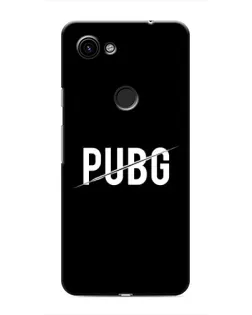 Чехол для Google Pixel 3a XL с картинкой «PUBG — белый логотип»