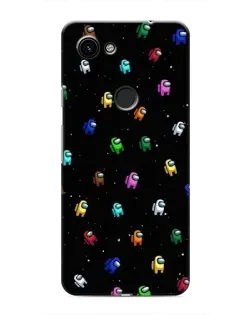 Чехол для Google Pixel 3a XL с картинкой «Экипаж Among Us»