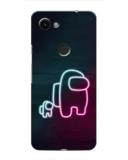 Чохол для Google Pixel 3a XL з картинкою «Among Us неон-арт»