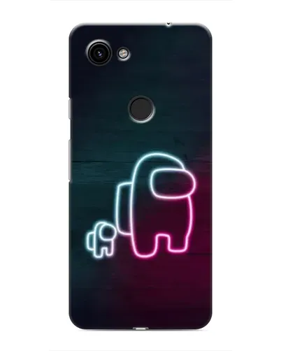 Чохол для Google Pixel 3a XL з картинкою «Among Us неон-арт»