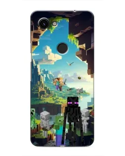 Чохол для Google Pixel 3a XL з картинкою «Ендермен у лісі»