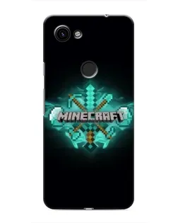 Чохол для Google Pixel 3a XL з картинкою «Minecraft Diamond лого»