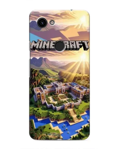 Чохол для Google Pixel 3a XL з картинкою «Minecraft панорама»