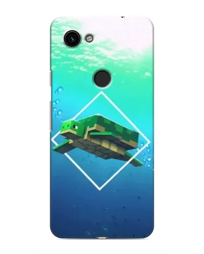 Чохол для Google Pixel 3a XL з картинкою «Черепаха Minecraft»