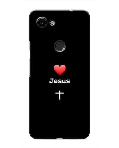Чехол для Google Pixel 3a XL с картинкой «Сердце - Jesus»