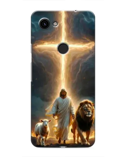 Чехол для Google Pixel 3a XL с картинкой «Лев Иуды и Свет»