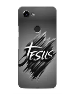 Чехол для Google Pixel 3a XL с картинкой «Надпись Jesus Graffiti»
