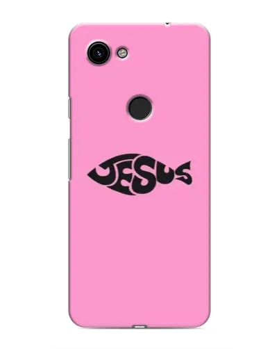 Чехол для Google Pixel 3a XL с картинкой «Розовый символ  Jesus»