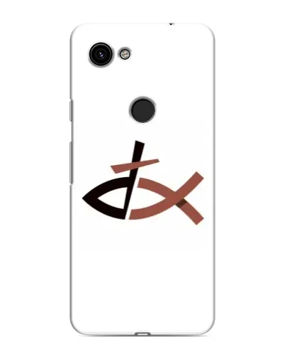 Чехол для Google Pixel 3a XL с картинкой «Рыба и крест»