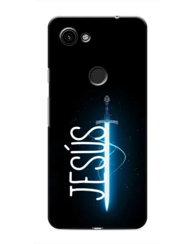 Чехол для Google Pixel 3a XL с картинкой «Меч Духа Jesus»