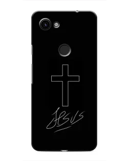Чохол для Google Pixel 3a XL з картинкою «Графічний хрест Jesus»