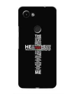 Чохол для Google Pixel 3a XL з картинкою «Текстовий хрест»