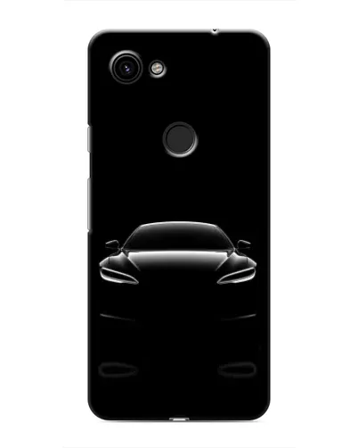 Чохол для Google Pixel 3a XL з картинкою «Силует Tesla Night»