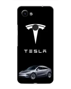 Чохол для Google Pixel 3a XL з картинкою «Tesla Model Y»