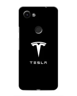 Чохол для Google Pixel 3a XL з картинкою «Tesla White Logo»