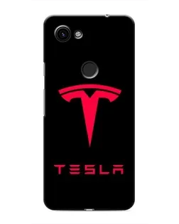 Чохол для Google Pixel 3a XL з картинкою «Tesla Red Logo»