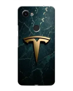 Чохол для Google Pixel 3a XL з картинкою «Мармурова Tesla Gold»