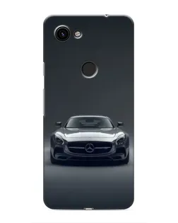Чохол для Google Pixel 3a XL з картинкою «Mercedes на чорному»