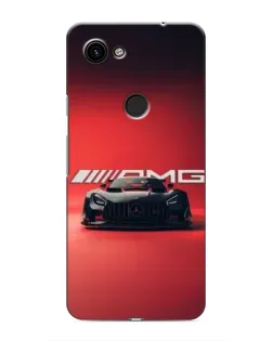 Чохол для Google Pixel 3a XL з картинкою «Mercedes AMG — червона лінія»