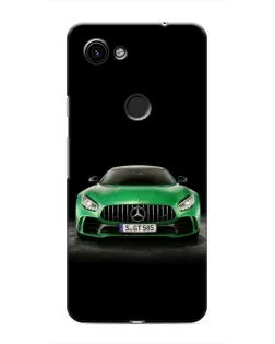 Чохол для Google Pixel 3a XL з картинкою «Mercedes — неоновий лого»