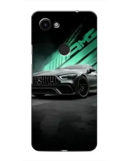 Чохол для Google Pixel 3a XL з картинкою «Темний Mercedes AMG»