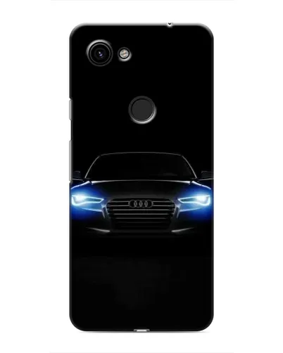 Чехол для Google Pixel 3a XL с картинкой «Audi в неоне»