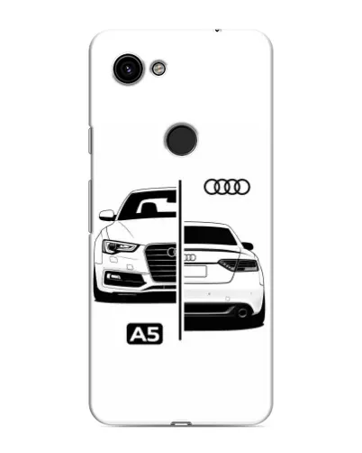 Чехол для Google Pixel 3a XL с картинкой «Audi — контрастный дизайн»